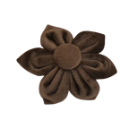 Mocha Luxe Samt-Blume