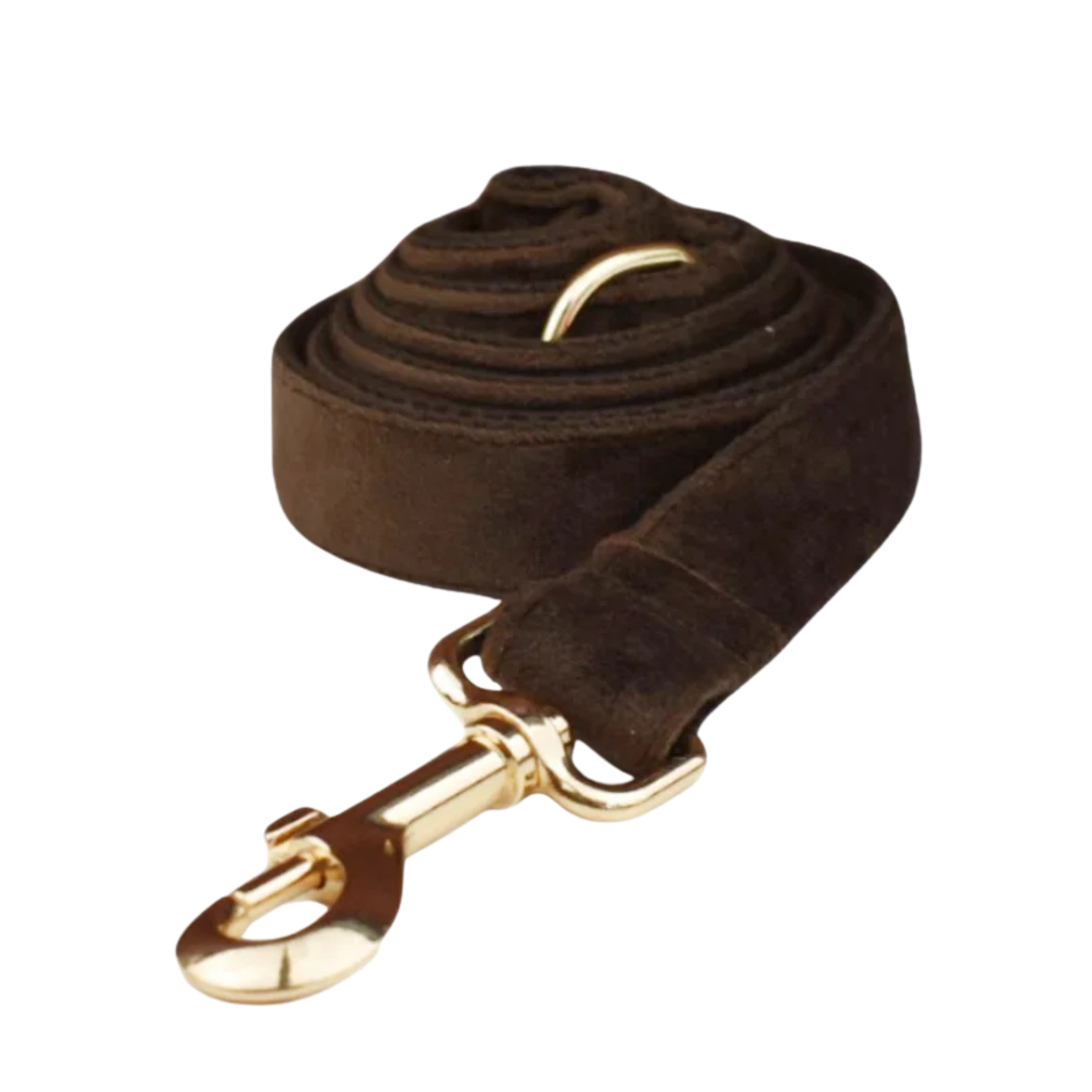Mocha Luxe Samt-Hundeleine