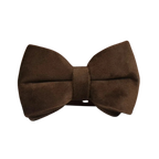 Mocha Luxe Samt-Fliege