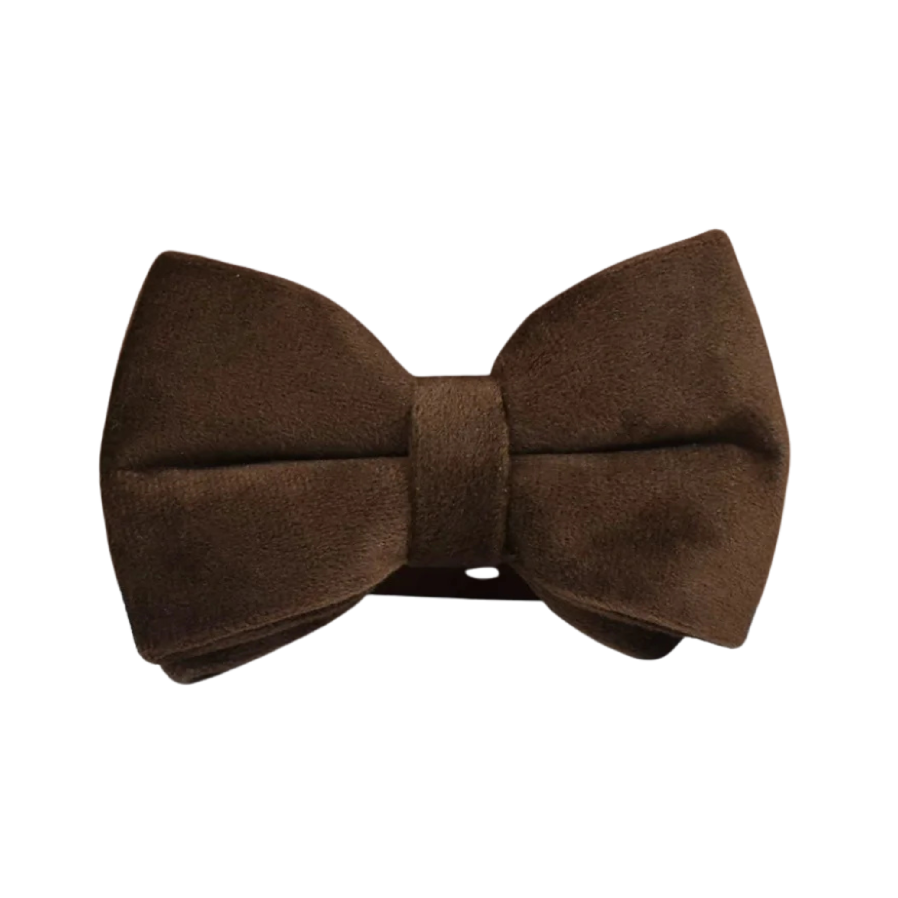 Mocha Luxe Samt-Fliege