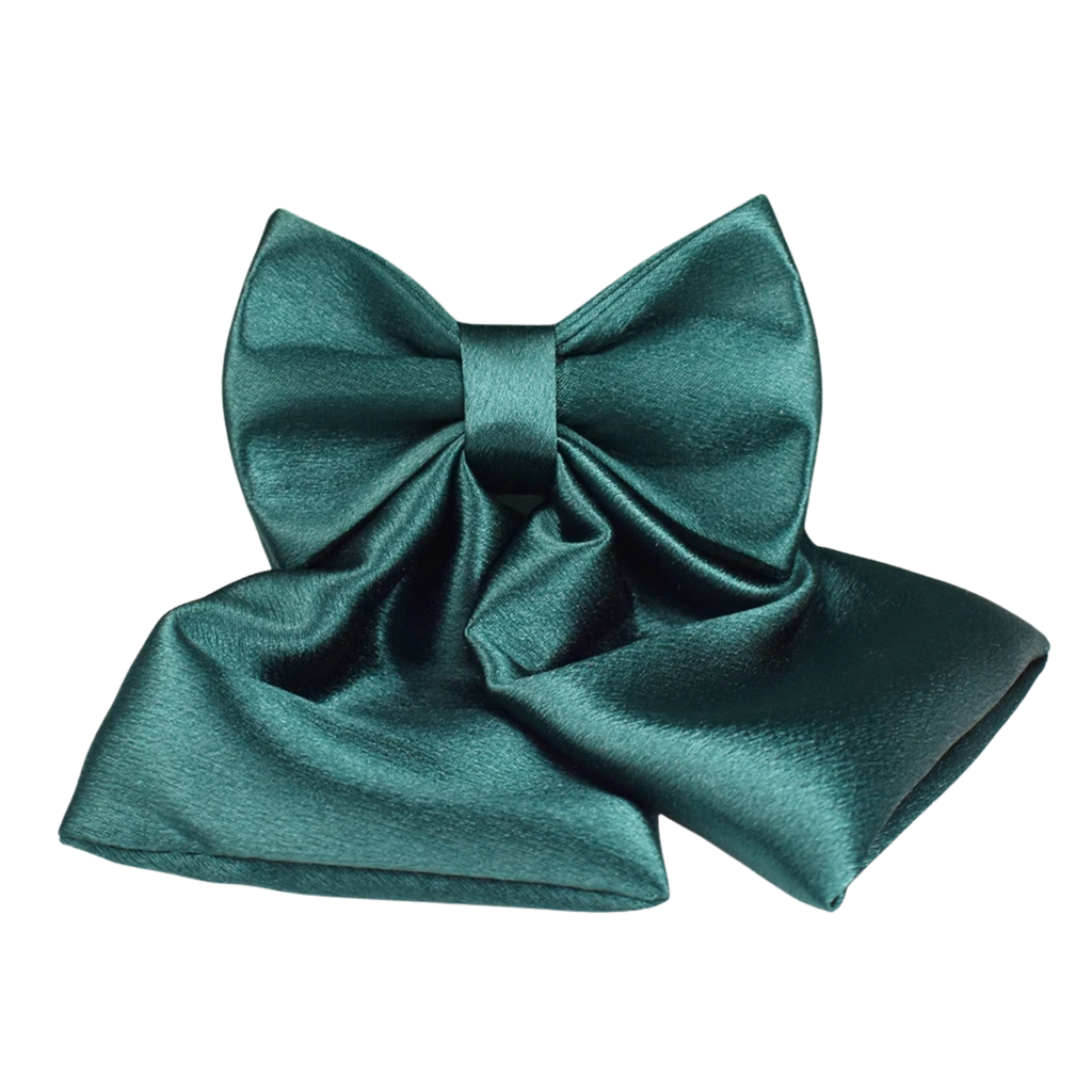 Emerald Satin Schleife