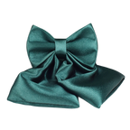 Emerald Satin Schleife