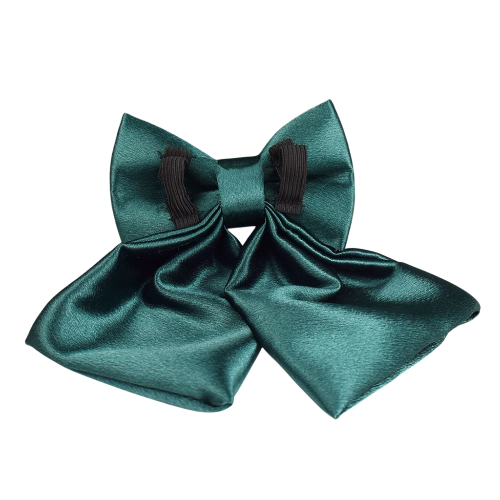 Emerald Satin Schleife