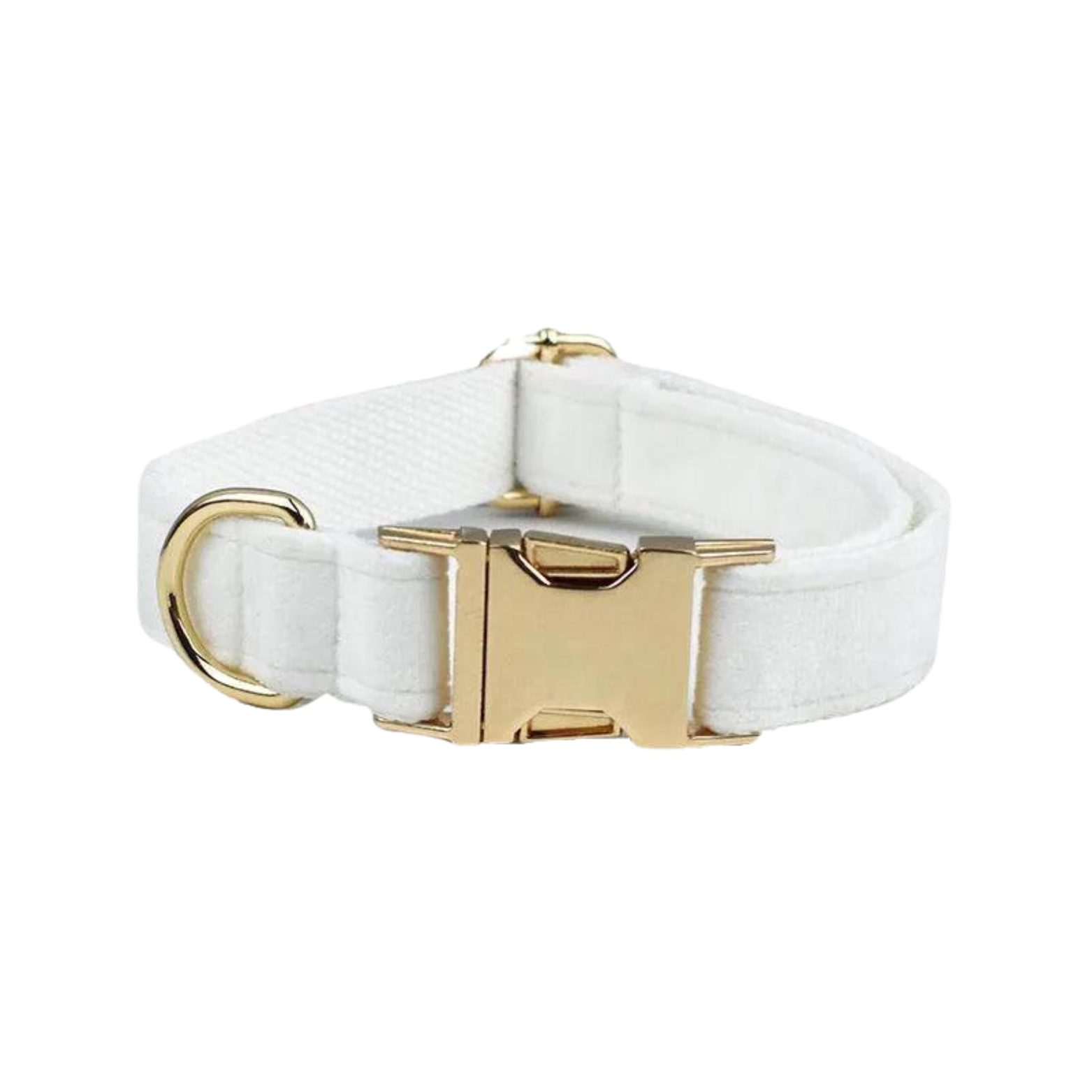Halsband in weiß aus Samt-Stoff - Wade