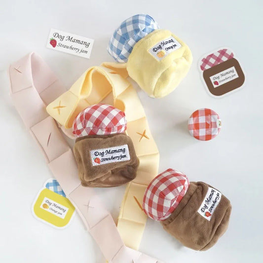 Mini-Marmeladenspaß – das süße Frühstücksspielzeug zum Schnüffeln & Rascheln!