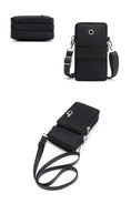 Bild in die Galerie laden, Damen Gassi-Tasche Nylon Wasserdicht – Stylische Umhängetasche mit Kotbeutelspender, Leckerli-Fach & viel Stauraum für Spaziergänge mit Hund 
