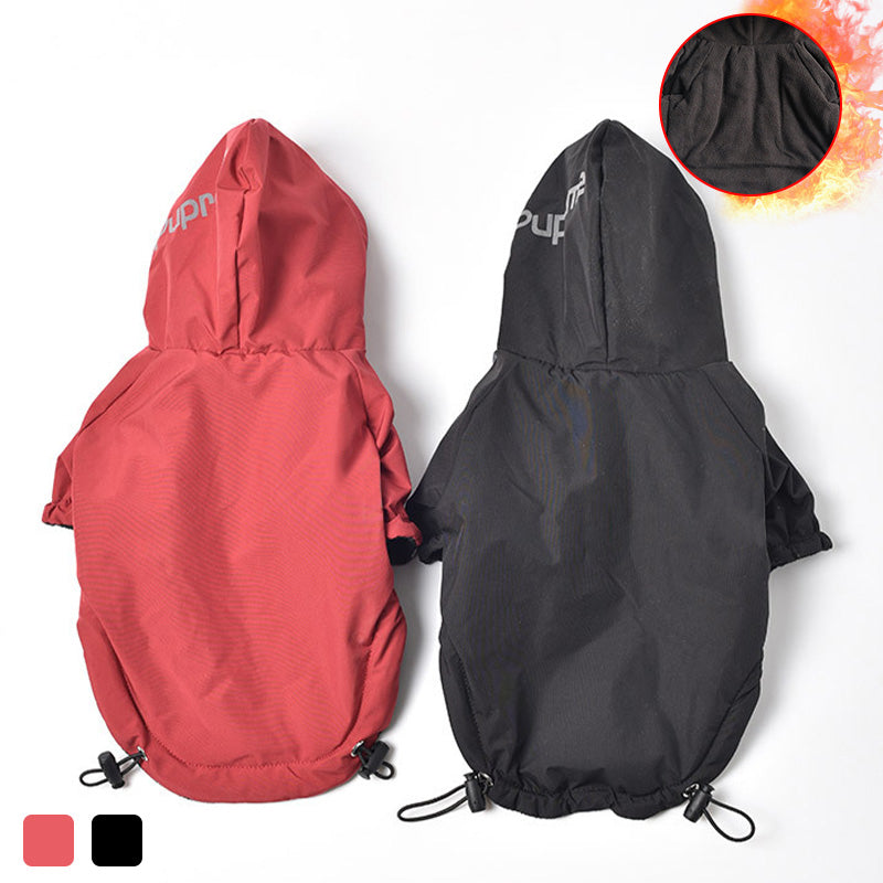 Winter-Hundejacke „Pupreme“ – Wasserdichte & warme Kapuzenjacke für kleine Hunde