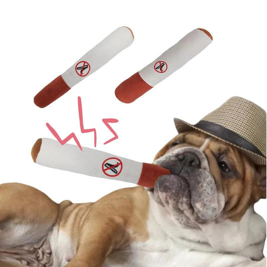 Snoop Doggy – Das interaktive Quietschspielzeug im Joint/Zigarren-Design für coole Hunde