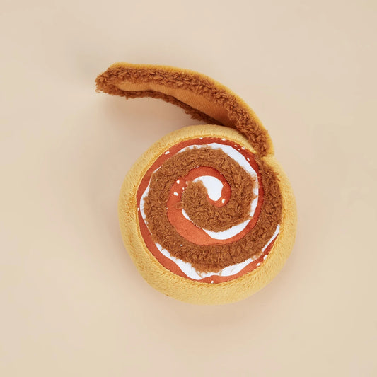 Cinnamon Roll – das süße Plüschspielzeug zum Quietschen & Kuscheln!