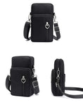 Bild in die Galerie laden, Damen Gassi-Tasche Nylon Wasserdicht – Stylische Umhängetasche mit Kotbeutelspender, Leckerli-Fach & viel Stauraum für Spaziergänge mit Hund 
