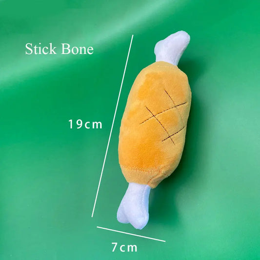 Snackies – Quietschende Plüschsnacks für Hunde