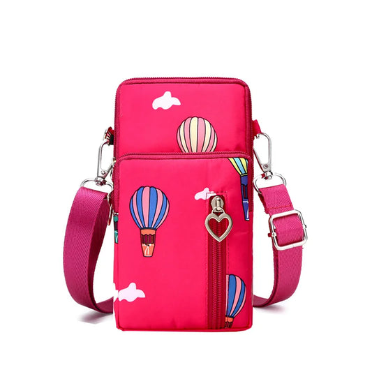 Damen Gassi-Tasche Nylon Wasserdicht – Stylische Umhängetasche mit Kotbeutelspender, Leckerli-Fach & viel Stauraum für Spaziergänge mit Hund