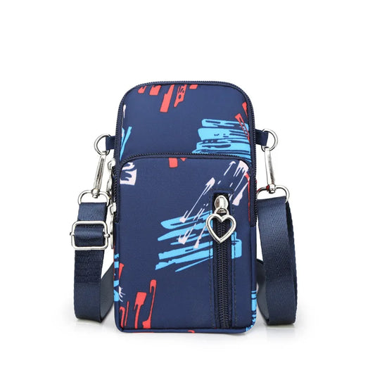 Damen Gassi-Tasche Nylon Wasserdicht – Stylische Umhängetasche mit Kotbeutelspender, Leckerli-Fach & viel Stauraum für Spaziergänge mit Hund