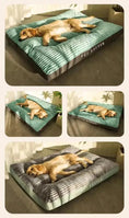 Bild in die Galerie laden, Luxuriöses Cord-Hundebett „Luvor“ – Stil & Komfort für deinen Vierbeiner 
