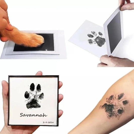 Pfotenabdruck-Erinnerungsset für Hunde – DIY Tintenpad für unvergessliche Pfotenabdrücke