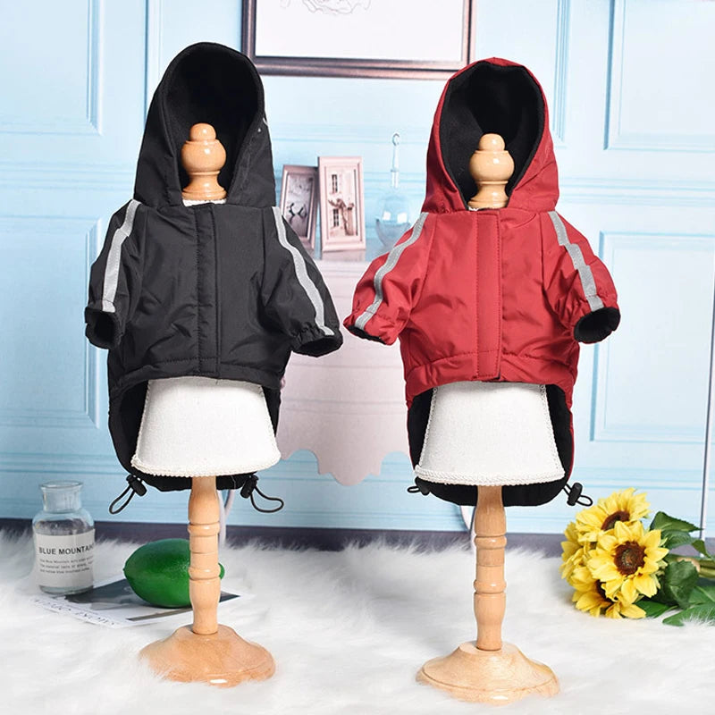 Winter-Hundejacke „Pupreme“ – Wasserdichte & warme Kapuzenjacke für kleine Hunde