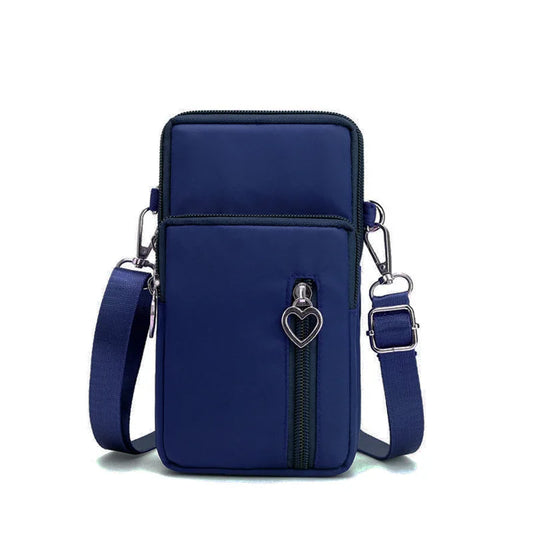 Damen Gassi-Tasche Nylon Wasserdicht – Stylische Umhängetasche mit Kotbeutelspender, Leckerli-Fach & viel Stauraum für Spaziergänge mit Hund