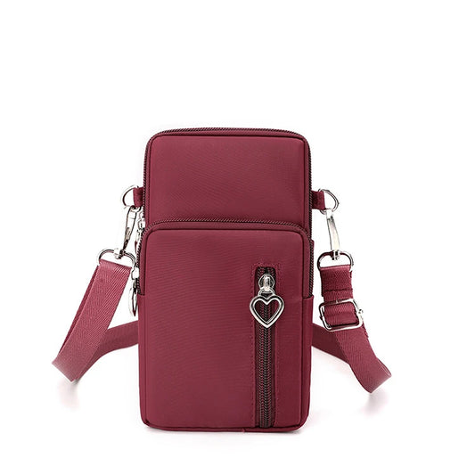 Damen Gassi-Tasche Nylon Wasserdicht – Stylische Umhängetasche mit Kotbeutelspender, Leckerli-Fach & viel Stauraum für Spaziergänge mit Hund