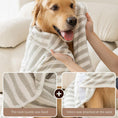 Bild in die Galerie laden, Ultra-absorbierender Hunde-Bademantel – Schnelltrocknend und gemütlich für kleine bis große Hunde 
