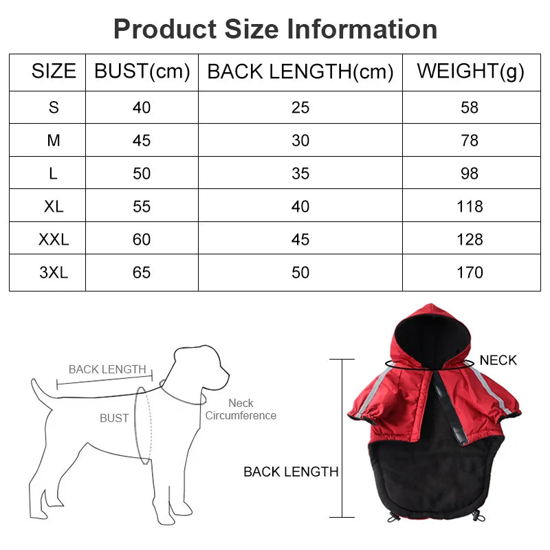Winter-Hundejacke „Pupreme“ – Wasserdichte & warme Kapuzenjacke für kleine Hunde