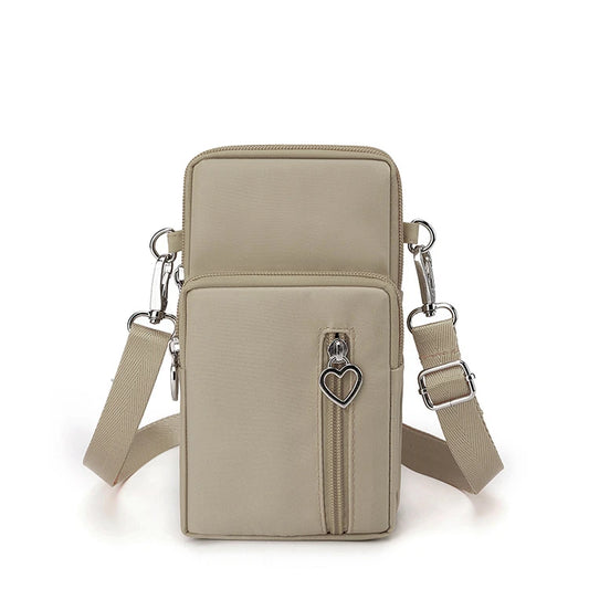 Damen Gassi-Tasche Nylon Wasserdicht – Stylische Umhängetasche mit Kotbeutelspender, Leckerli-Fach & viel Stauraum für Spaziergänge mit Hund