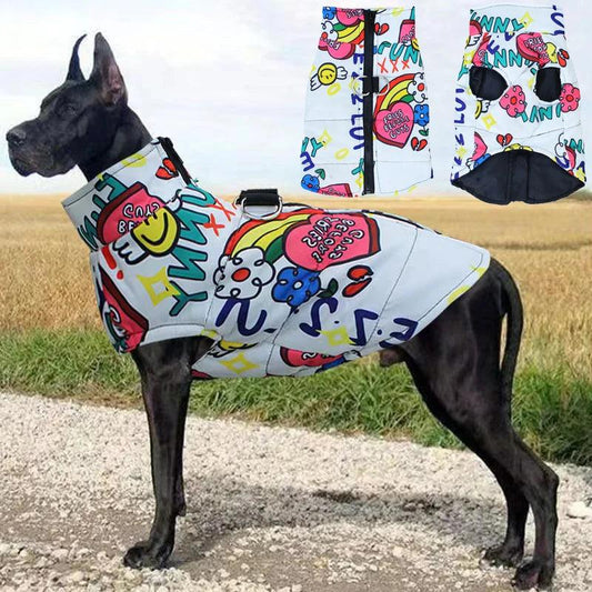 Wasserdichte Hunde-Winterjacke – Stylischer Regen- und Kälteschutz für kleine bis große Hunde