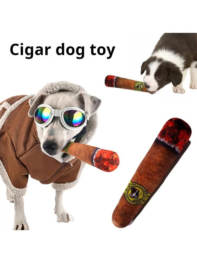 Snoop Doggy – Das interaktive Quietschspielzeug im Joint/Zigarren-Design für coole Hunde