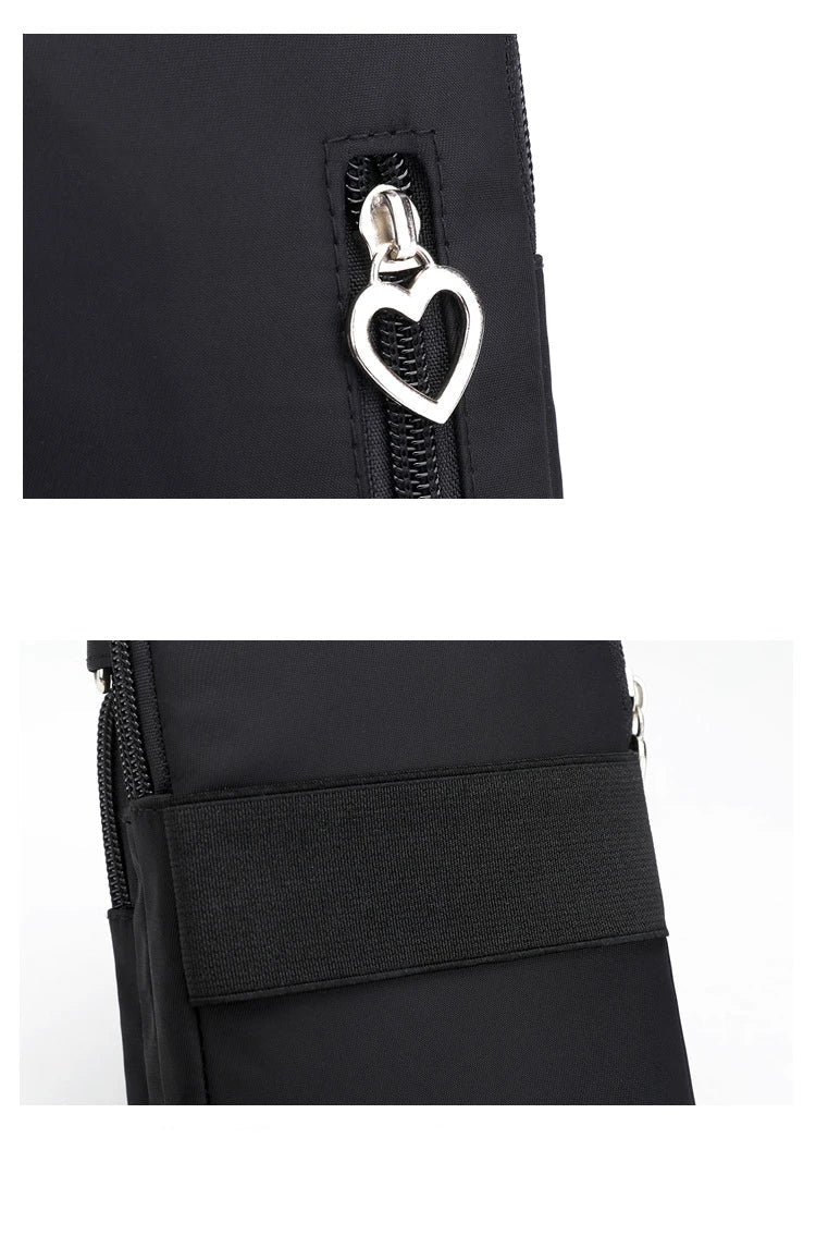 Damen Gassi-Tasche Nylon Wasserdicht – Stylische Umhängetasche mit Kotbeutelspender, Leckerli-Fach & viel Stauraum für Spaziergänge mit Hund