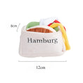 Bild in die Galerie laden, Snacktastisch – plüschiges Schnüffelspielzeug im Sandwich- oder Burger-Look! 
