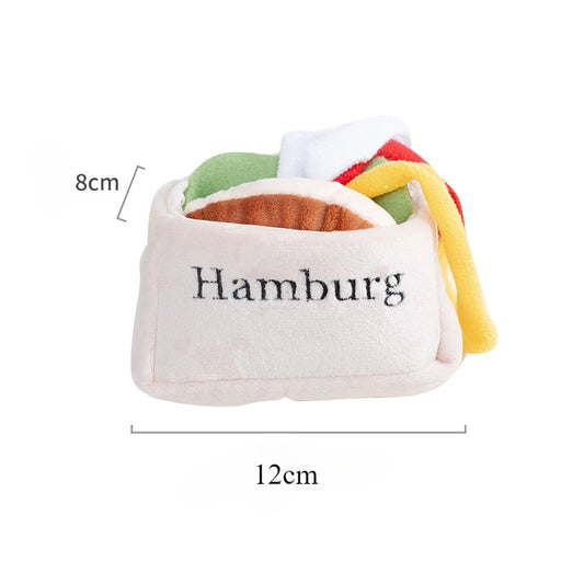 Snacktastisch – plüschiges Schnüffelspielzeug im Sandwich- oder Burger-Look!
