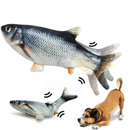 Interaktives Floppy-Fischspielzeug – Beweglicher USB-Fisch für spielbegeisterte Hunde
