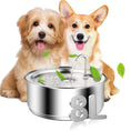 Bild in die Galerie laden, 8L Edelstahl-Trinkbrunnen für Hunde – Automatischer Wasserspender 
