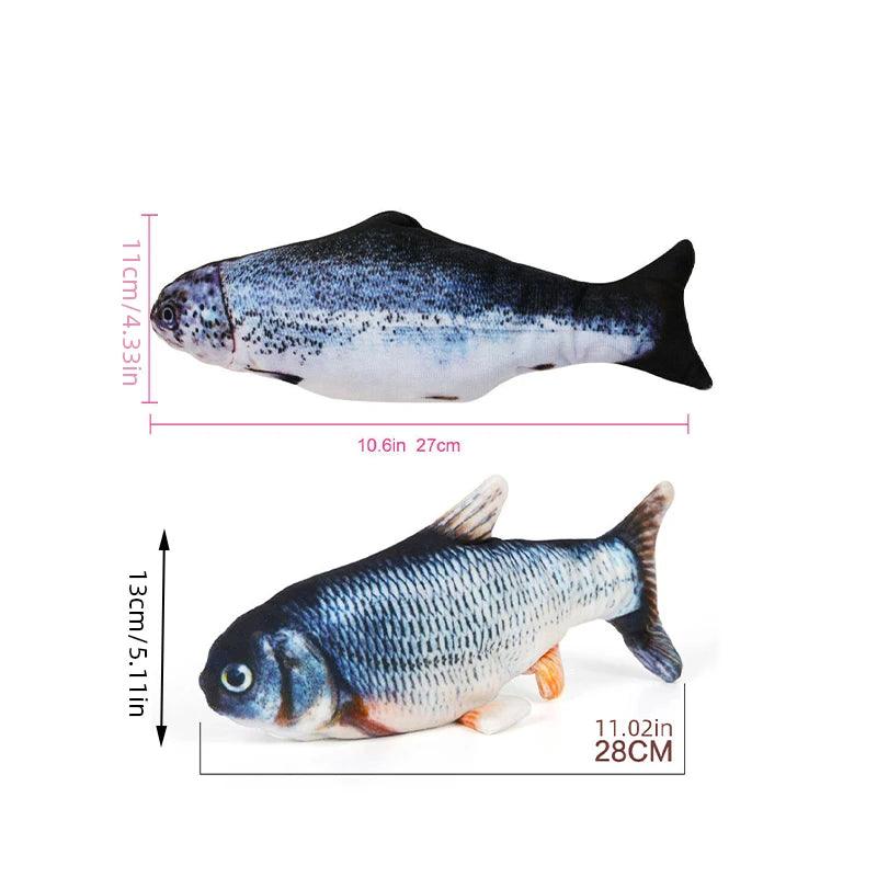 Interaktives Floppy-Fischspielzeug – Beweglicher USB-Fisch für spielbegeisterte Hunde