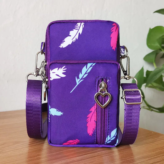 Damen Gassi-Tasche Nylon Wasserdicht – Stylische Umhängetasche mit Kotbeutelspender, Leckerli-Fach & viel Stauraum für Spaziergänge mit Hund