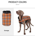 Bild in die Galerie laden, Klassische Wende-Hundejacke im Karo-Look – Wasserdichter Wintermantel mit Fleece-Futter für kleine bis große Hunde 
