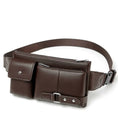 Bild in die Galerie laden, Stylische Gürteltasche aus PU-Leder – Alltagstaugliche Hüfttasche mit Kotbeutel- & Leckerli-Fächern, verstellbar & wasserabweisend 
