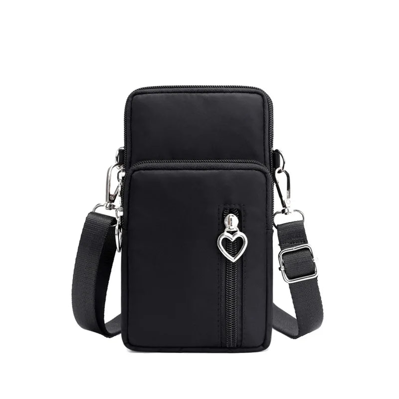 Damen Gassi-Tasche Nylon Wasserdicht – Stylische Umhängetasche mit Kotbeutelspender, Leckerli-Fach & viel Stauraum für Spaziergänge mit Hund