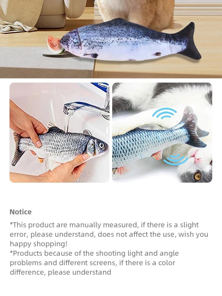 Interaktives Floppy-Fischspielzeug – Beweglicher USB-Fisch für spielbegeisterte Hunde